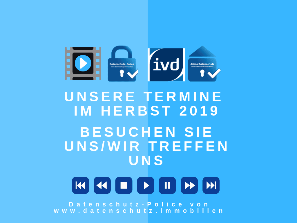 Herbst-termine DSGVO Immobilienwirtschaft