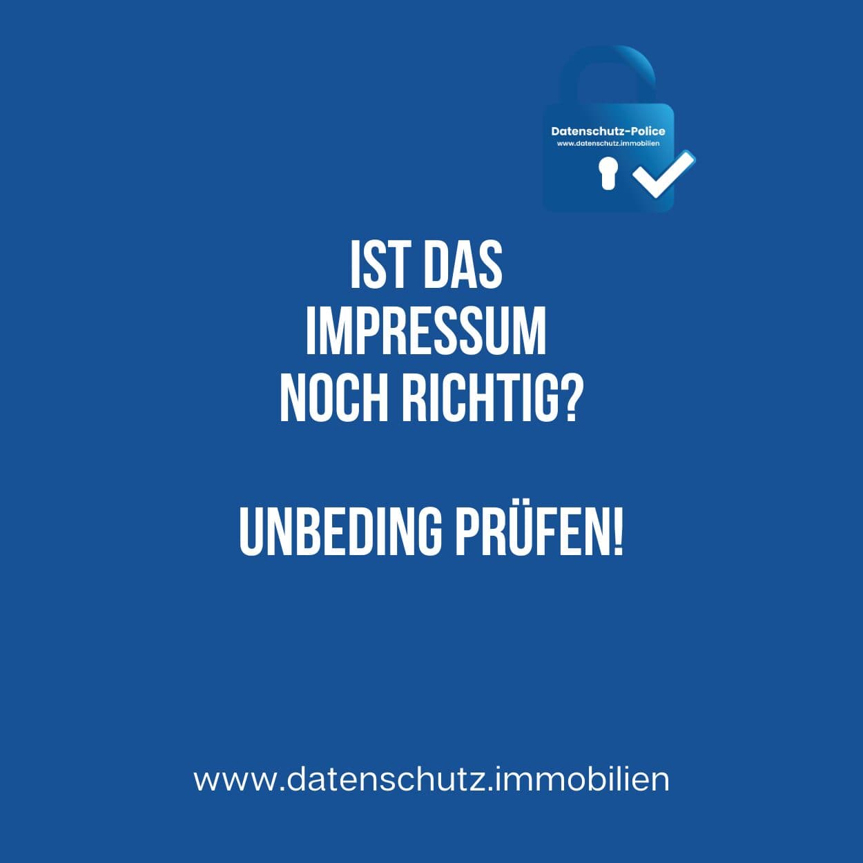 Impressum prüfen