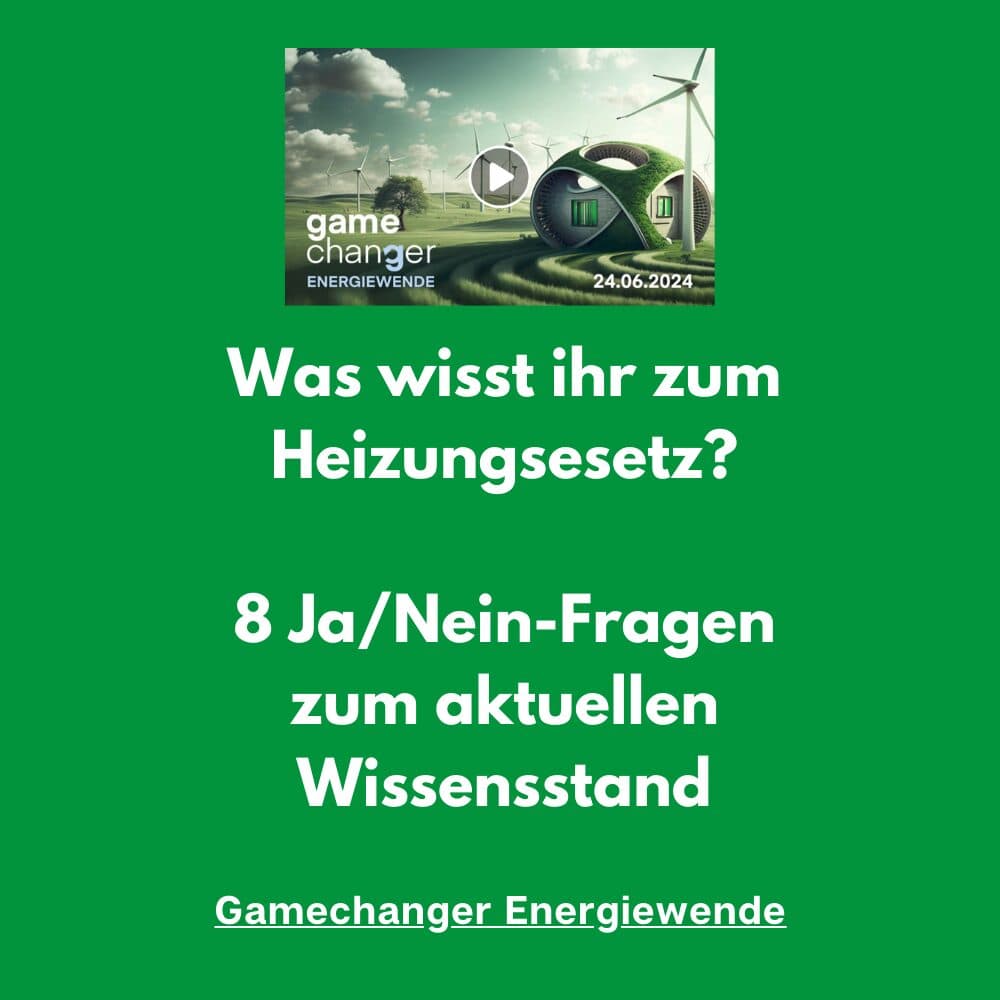 Umfrage zum Fachwissen Heizungsgesetz