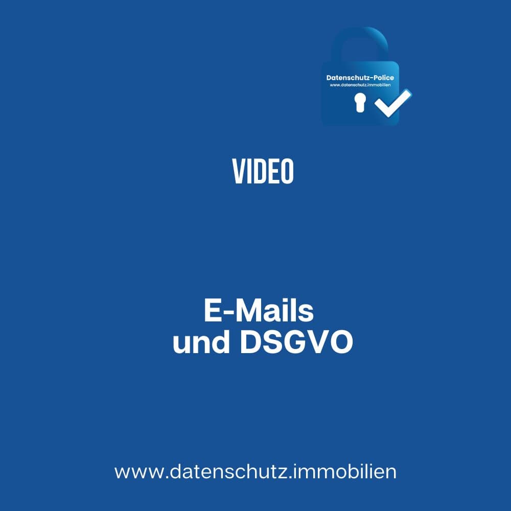 E-Mails und DSGVO