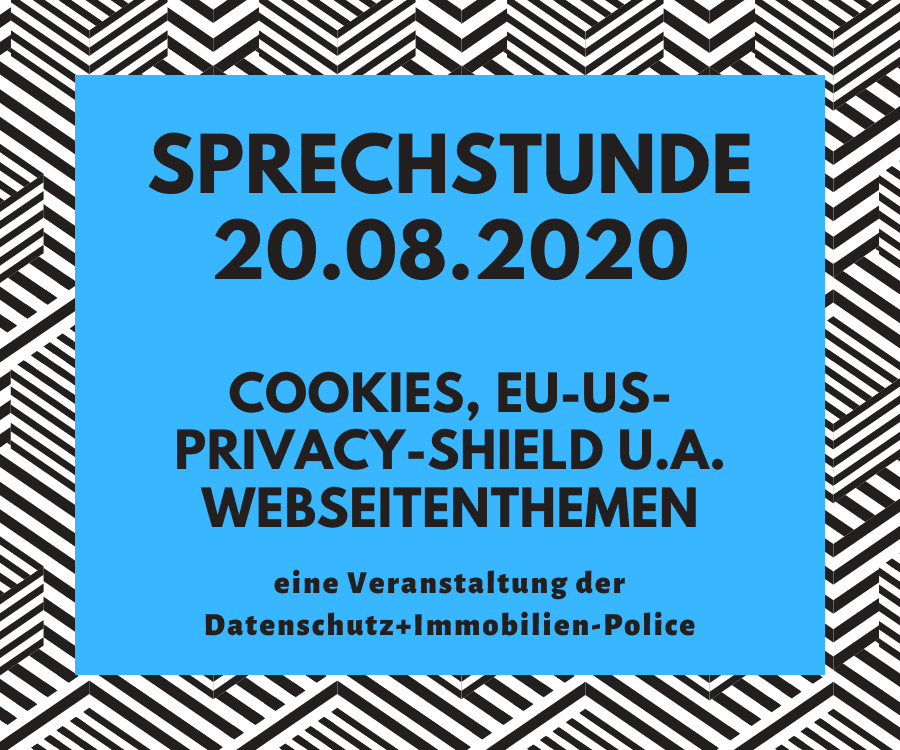 Sprechstunde DAtenschutz+Immobilien-Police