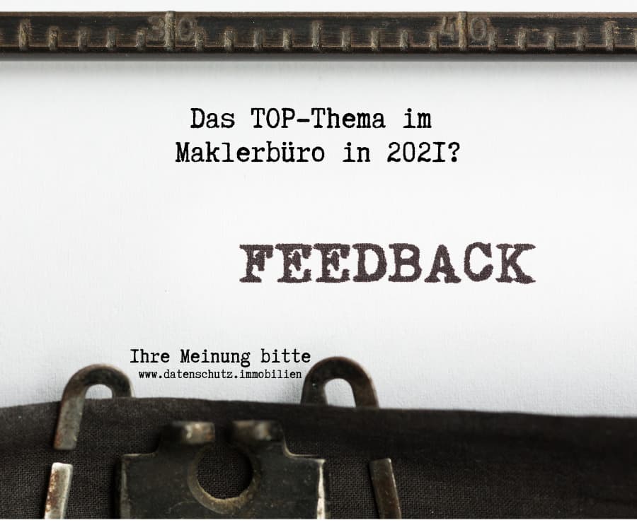 Ihr TOP-Thema im Maklerbüro 2021