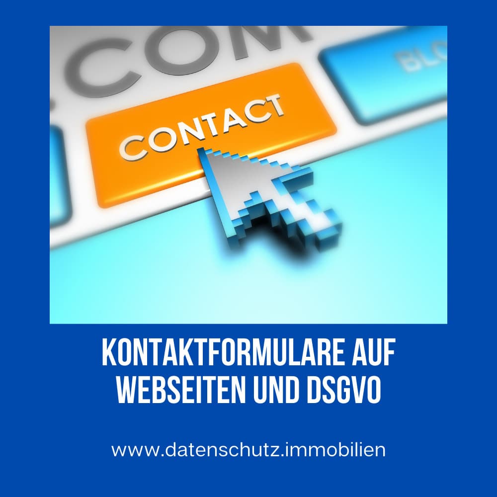 Kontaktformulare und DSGVO